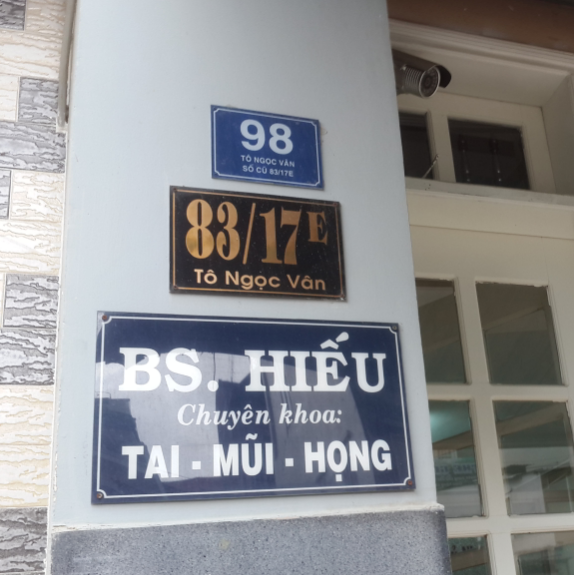 Phòng Khám Tai Mũi Họng - BS. Nguyễn Trọng Hiếu