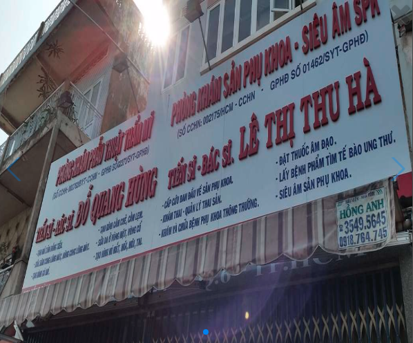 Phòng khám Sản phụ khoa & Siêu âm - TS.BS. Lê Thị Thu Hà