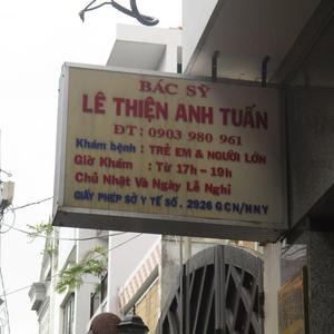 Phòng Khám Nội Tổng Hợp - BS. Lê Thiện Anh Tuấn