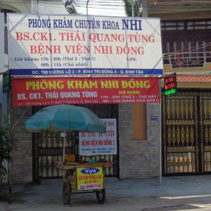 Phòng khám Nhi khoa - BS.CKI. Thái Quang Tùng & BS. Tuyền