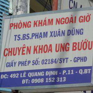 Phòng khám Ung Bướu - TS.BS. Phạm Xuân Dũng