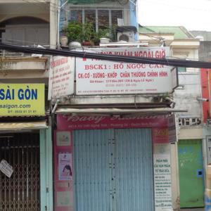 Phòng khám Chấn thương chỉnh hình - BS.CKI. Hồ Ngọc Cẩn