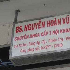 Phòng Khám Nội Tổng Hợp - BS.CKI. Nguyễn Hoàn Vũ