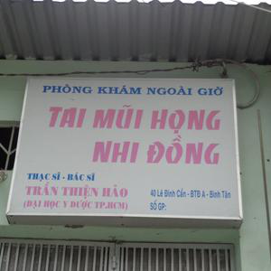 Phòng Khám Tai Mũi Họng & Nhi khoa - ThS.BS. Trần Thiện Bảo