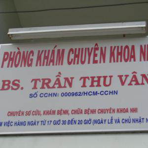 Phòng khám Nhi khoa - BS. Trần Thu Vân