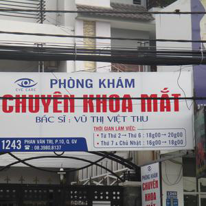Phòng khám Mắt - BS. Vũ Thị Việt Thu