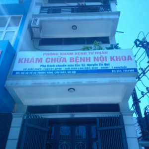 Phòng khám Nội tổng hợp - BS. Nguyễn Thị Quý