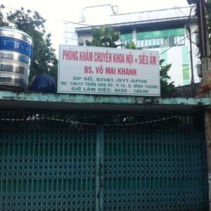 Phòng khám Nội tổng hợp & Siêu âm - BS. Võ Mai Khanh