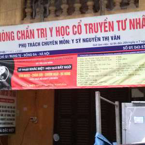 Phòng khám chẩn trị Y học cổ truyền - YS. Nguyễn Thị Vân