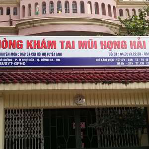 Phòng khám Tai mũi họng Hải Ly - BS.CKI. Hồ Thị Tuyết Ánh