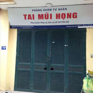 Phòng khám Tai mũi họng - ThS.BS. Lê Thị Thu Hà