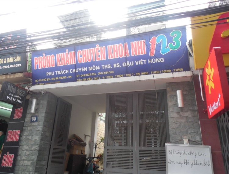 Phòng khám Nhi khoa 123 - ThS.BS. Đậu Việt Hùng