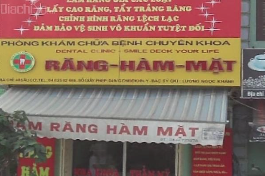 Phòng khám Răng Hàm Mặt - BS.CKI. Lương Ngọc Khánh