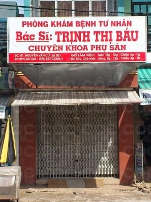 Phòng khám Sản phụ khoa - BS.CKI. Trịnh Thị Báu