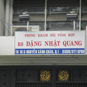 Phòng Khám Nội tổng hợp - BS. Đặng Nhật Quang