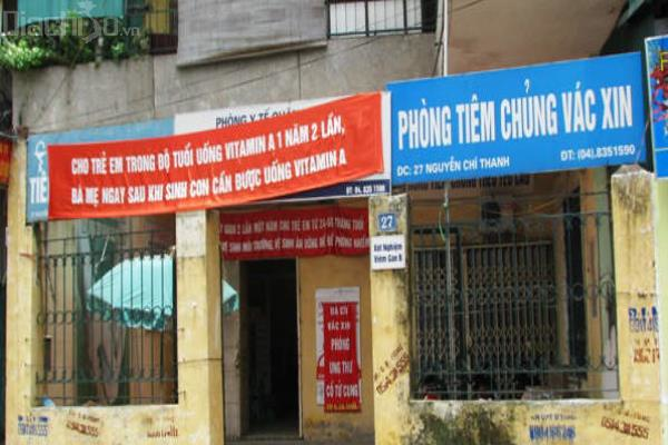 Phòng tiêm chủng vác xin - Trạm Y tế phường Ngọc Khánh