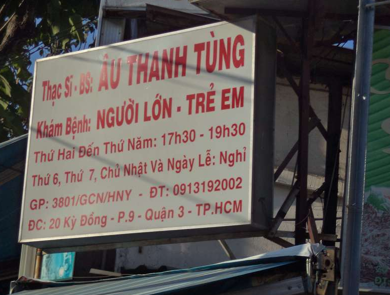 Phòng khám Nội tổng quát - ThS.BS. Âu Thanh Tùng