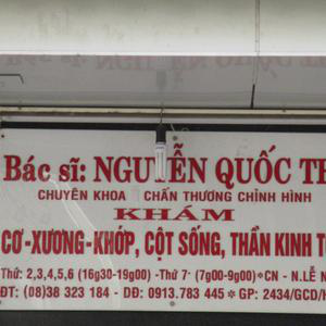 Phòng khám Chấn thương chỉnh hình & Cơ xương khớp - BS.CKII. Nguyễn Quốc Trị