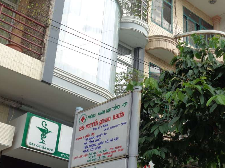 Phòng khám Nội tổng hợp & Tim mạch - ThS.BS. Nguyễn Quang Khiên