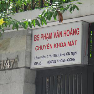 Phòng khám Mắt - BS. Phạm Văn Hoàng