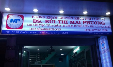 Phòng khám Nhi khoa - BS. Bùi Thị Mai Phương