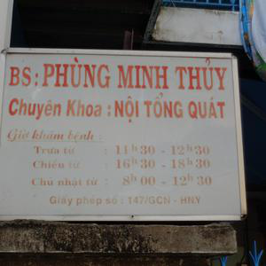 Phòng khám Nội tổng hợp - BS. Phùng Minh Thủy