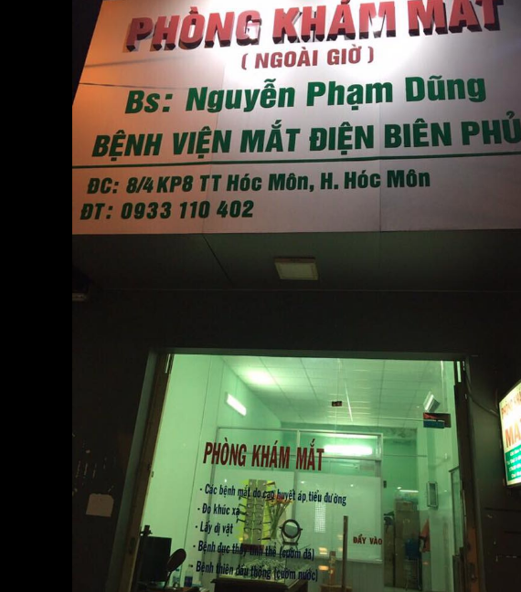 Phòng Khám Mắt - BS. Nguyễn Phạm Dũng
