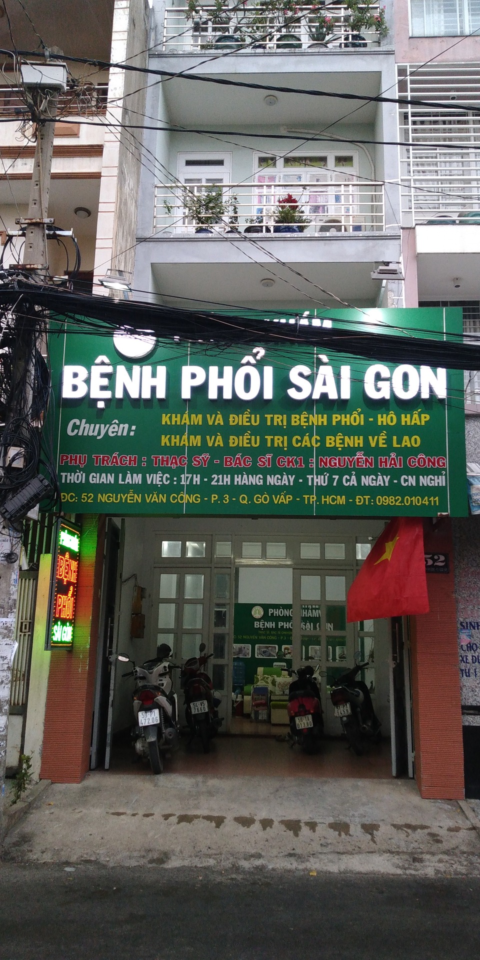 Phòng khám Bệnh Phổi Sài Gòn - BS CKI Nguyễn Hải Công