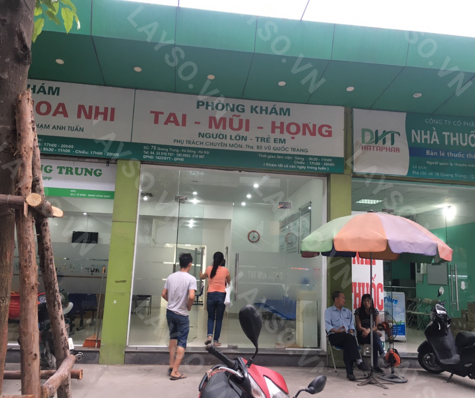 Phòng khám Tai Mũi Họng - ThS. BS. Vũ Quốc Trang