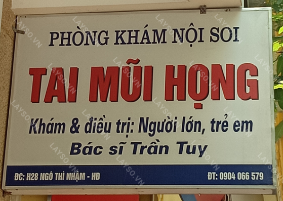 Phòng khám Tai Mũi Họng - BS. Trần Văn Tuy