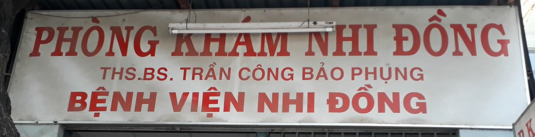 Phòng khám Nhi khoa - ThS.BS. Trần Công Bảo Phụng