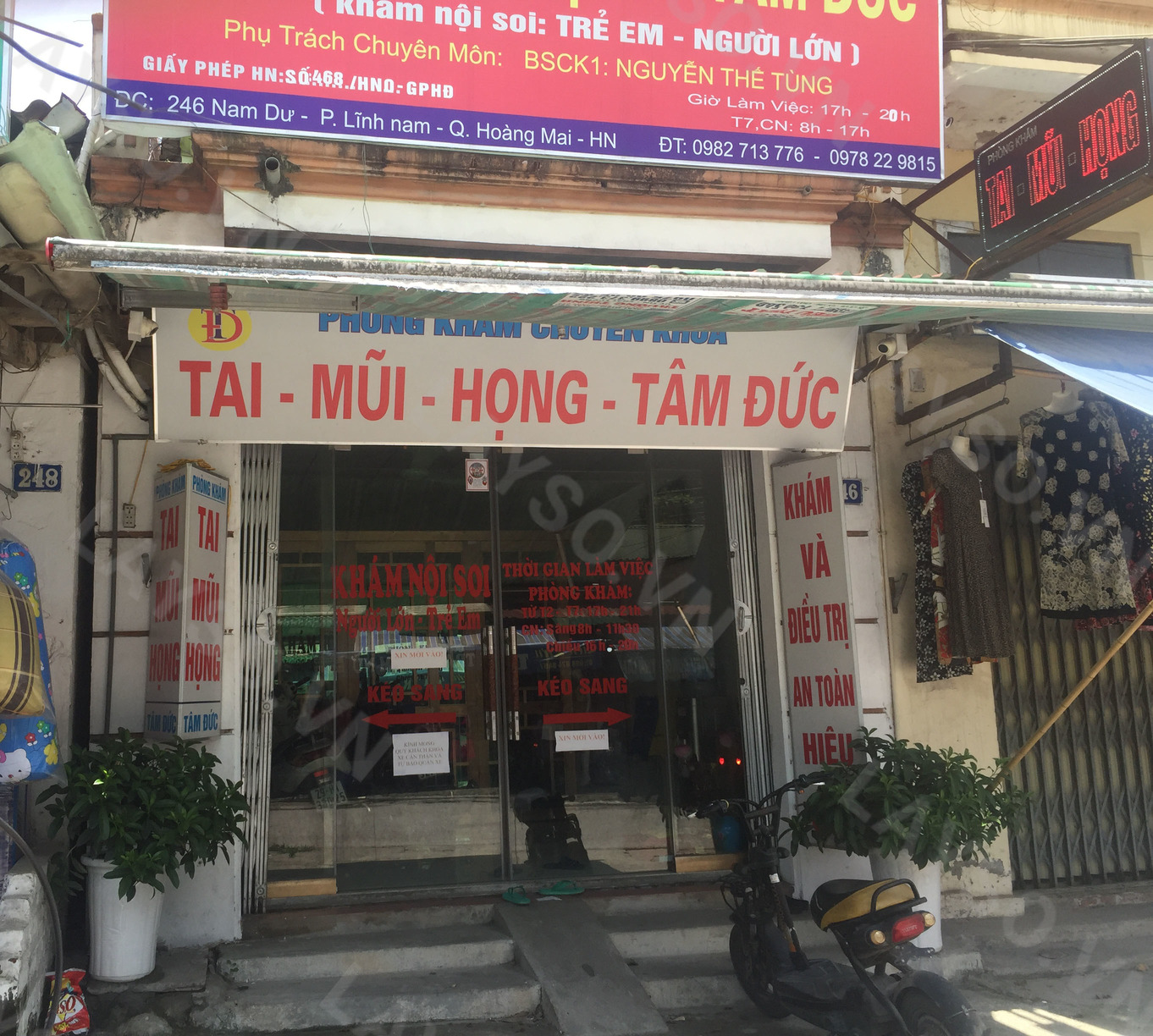 Phòng khám chuyên khoa Tai Mũi Họng - BS.CKI. Nguyễn Thế Tùng