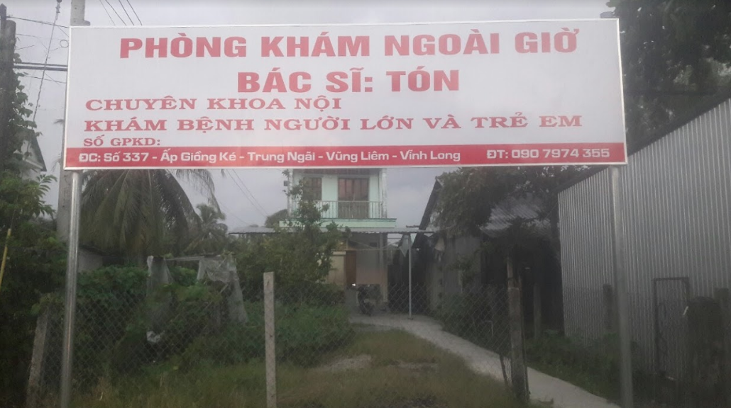 Phòng khám nội khoa BS. Sơn Thị Tón