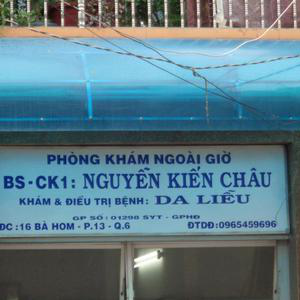 Phòng khám Da liễu - BS.CKI. Nguyễn Kiến Châu