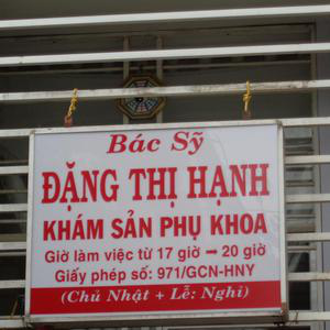 Phòng khám Sản phụ khoa - BS. Đặng Thị Hạnh