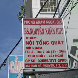 Phòng khám Nội tổng quát - BS. Nguyễn Xuân Huy