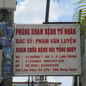 Phòng Khám Nội tổng hợp - BS. Phạm Văn Luyện