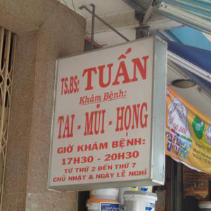 Phòng Khám Tai mũi họng - TS.BS. Trần Anh Tuấn