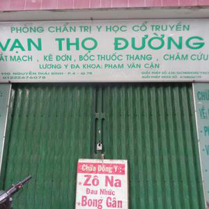 Phòng Chẩn Trị Y Học Cổ Truyền Vạn Thọ Đường